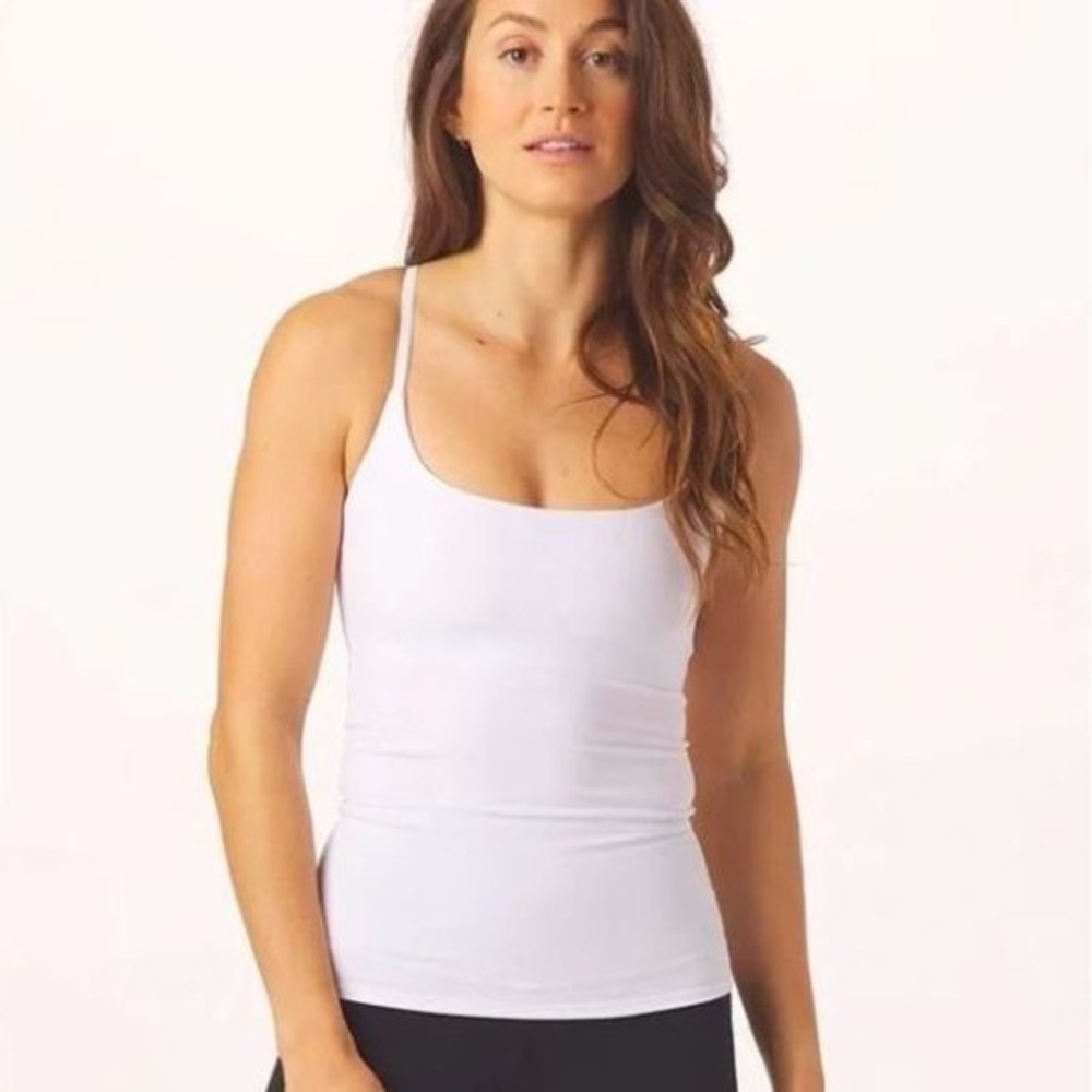 Glyder White Pure Tank Size Small